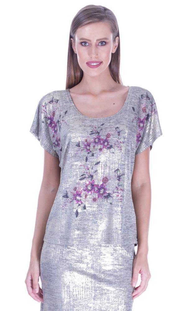 Bluza tricot pictata manual  Liza Panait Liza Panait Online Boutique